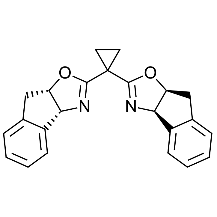 Chemical structure of (+)-cyclopropyl IndaBOX, CAS # 229184-98-9